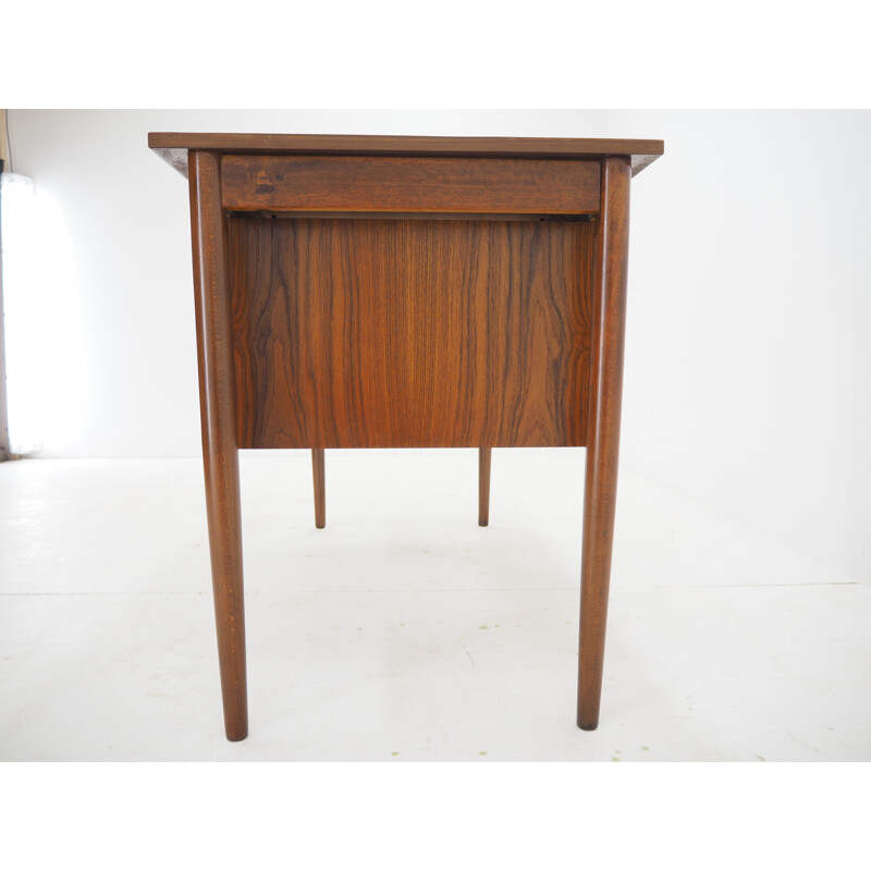 Vintage Teak Free Standing Writing Desk, Denmark 1960s