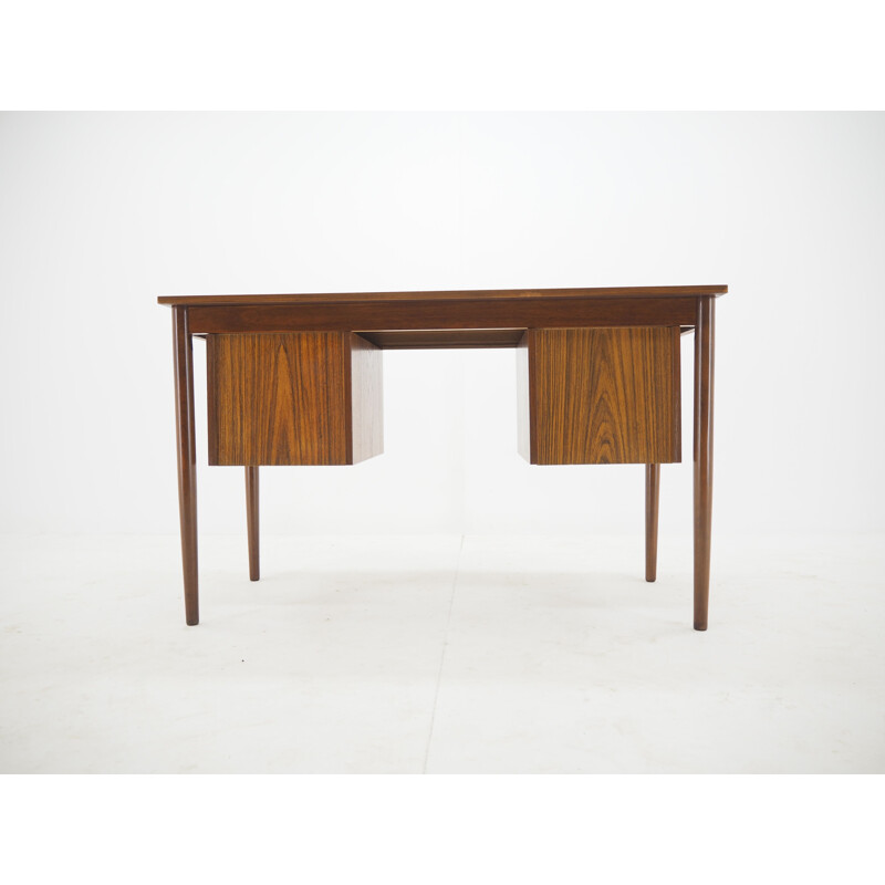 Vintage Teak Free Standing Writing Desk, Denmark 1960s