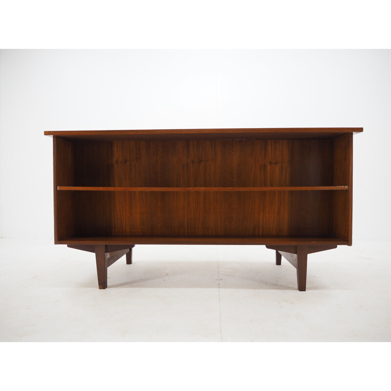 Vintage Teak Free Standing Writing Desk, Denmark 1960s