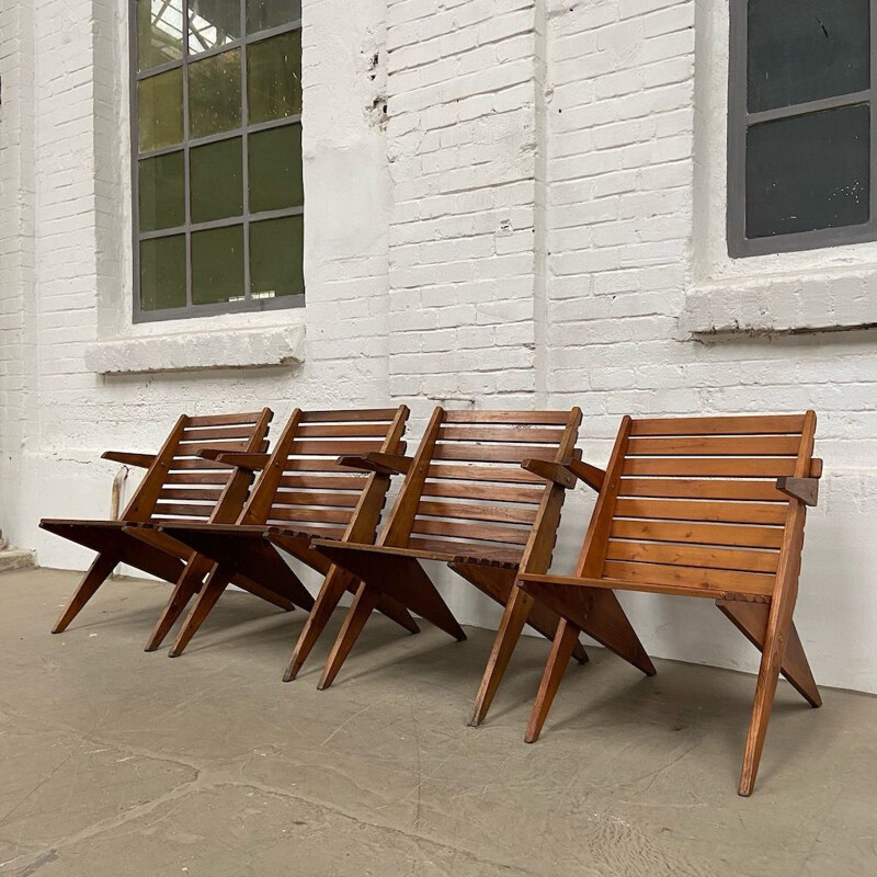 Vintage Folding garden chairs, Czech republic