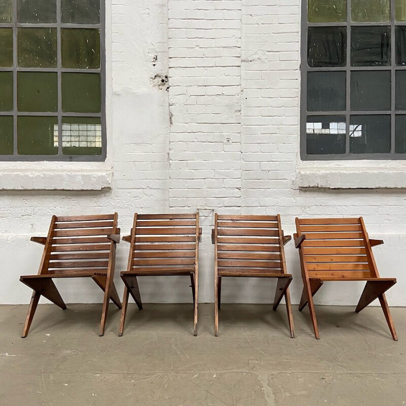 Vintage Folding garden chairs, Czech republic