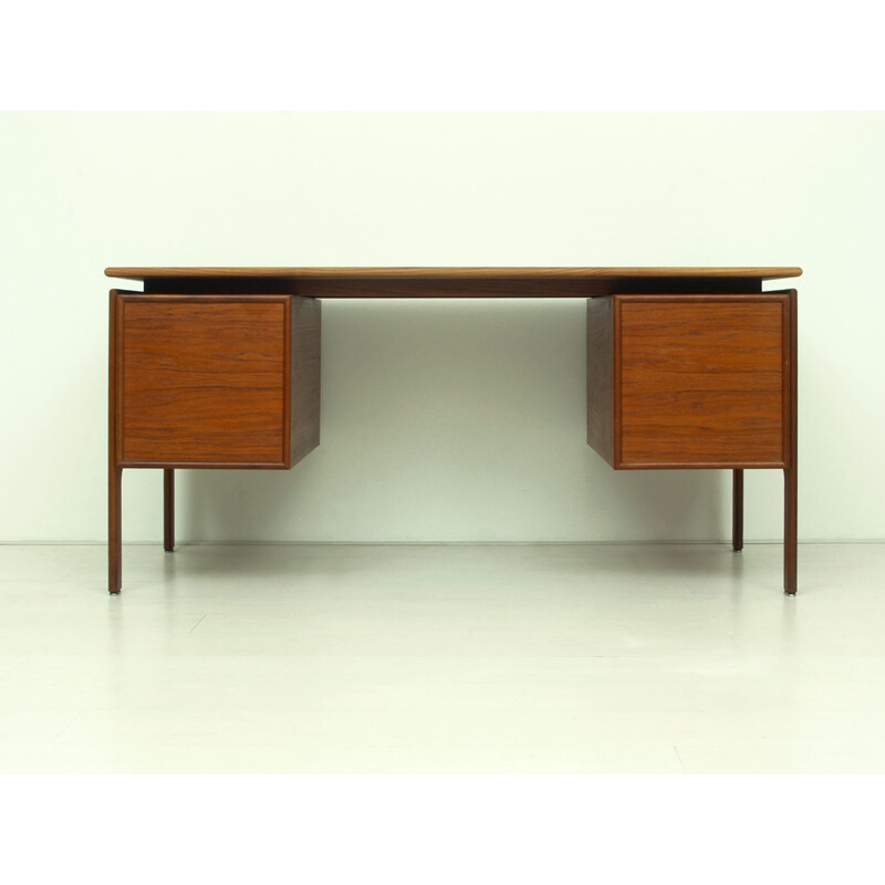 Vintage Teak Desk by G.V. Mobler, Danish 1960s