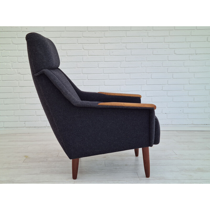 Vintage high-backed armchair, Danish 1970s