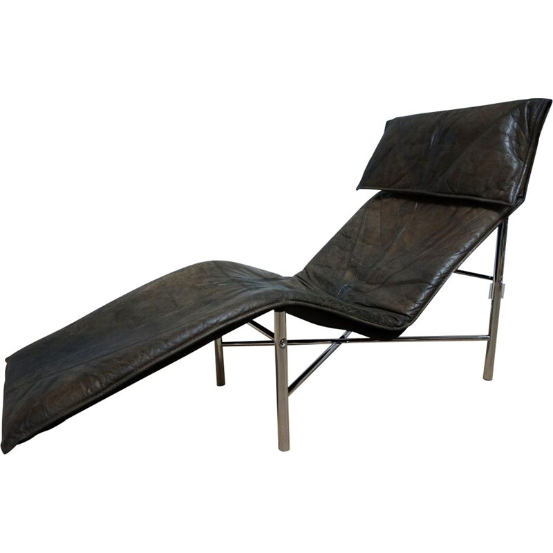 Vintage-Lounge-Sessel Skye aus Leder von Tord Björklund für Ikea, Schweden 1970