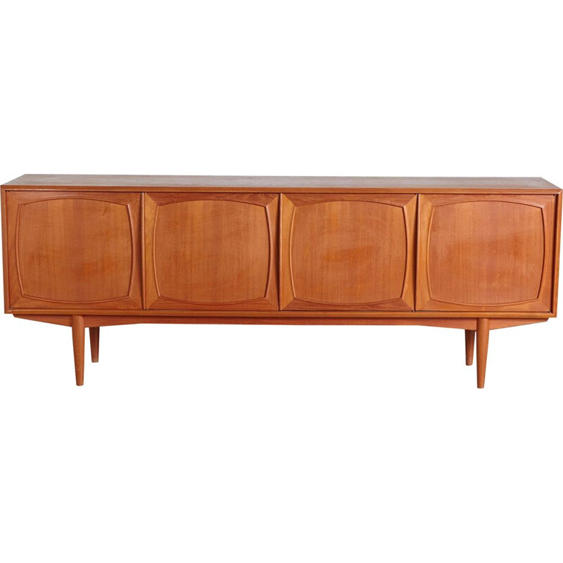 Enfilade vintage in teak di Rolf Rastad e Adolf Relling per Gustav Bahus, Norvegia 1960.