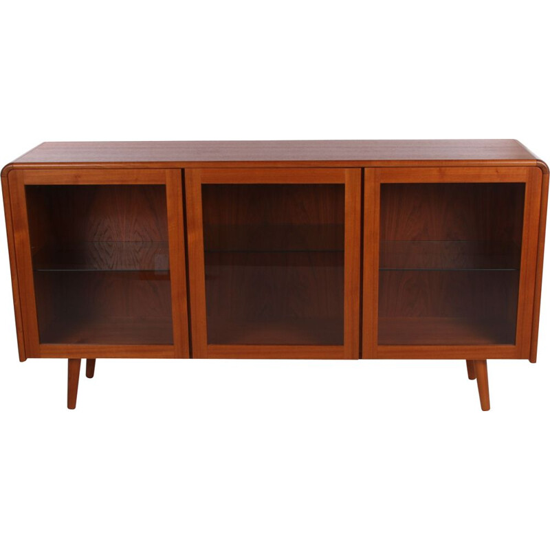 Vintage Sideboard display cabinet with lighting, Denmark 1950s