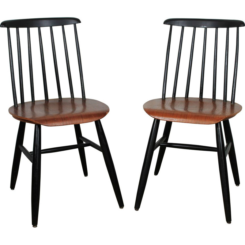 Paire de chaises vintage Fanett d'Imari Tapiovaaraa, Finlande 1960