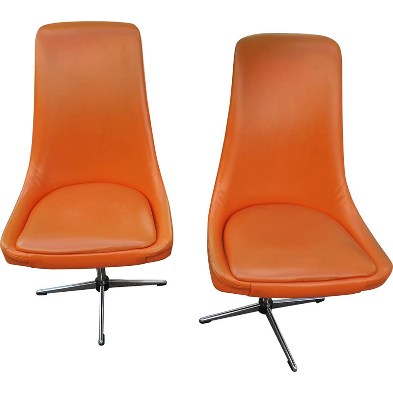 Pair of vintage armchairs by Pierre Guariche 1965s