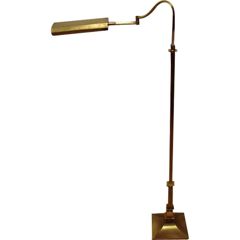 Vintage Banker's Floor Lamp 1960s