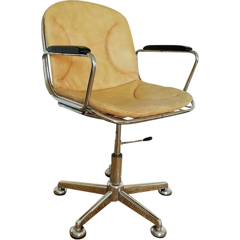 Vintage office armchair "fil" by Gastone Rinaldi