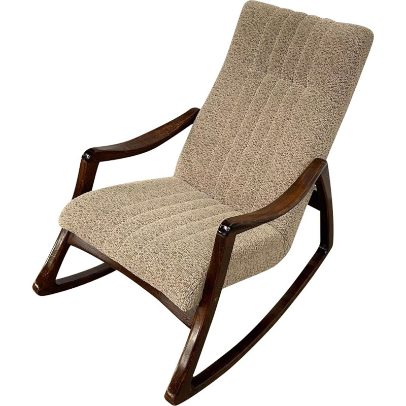 Vintage Rocking chair TON, Czech republic 1970s