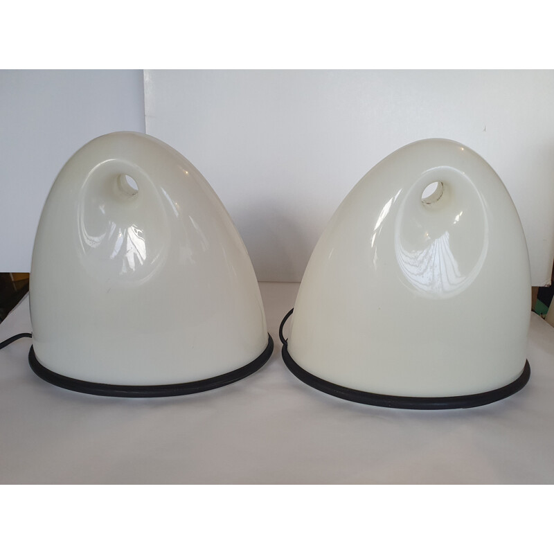 Pair of vintage lamps "Lalea" by Bruno Gecchelin, Italy 1977s