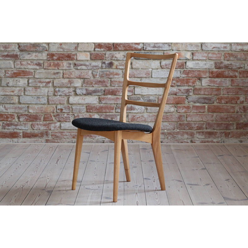 Set of 6 vintage kvadrat chairs by Marian Grabiński, Poland 1960