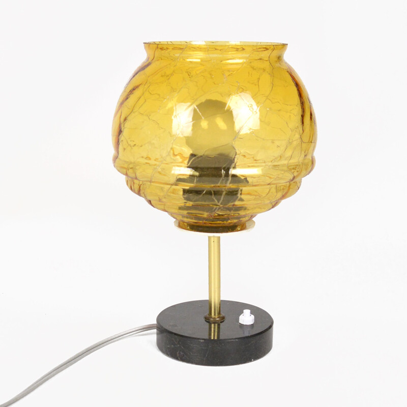 Vintage Bedside lamp with a marble base, Germany 1960s