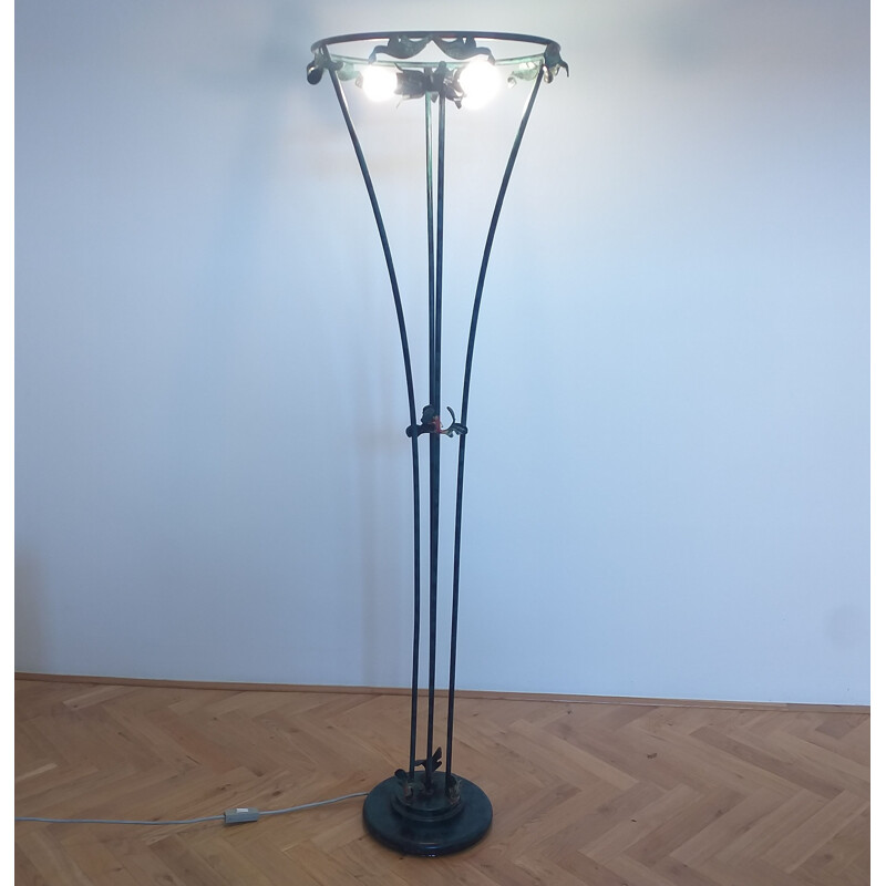 Vintage Floor Lamp in Art Nouveau 1950s