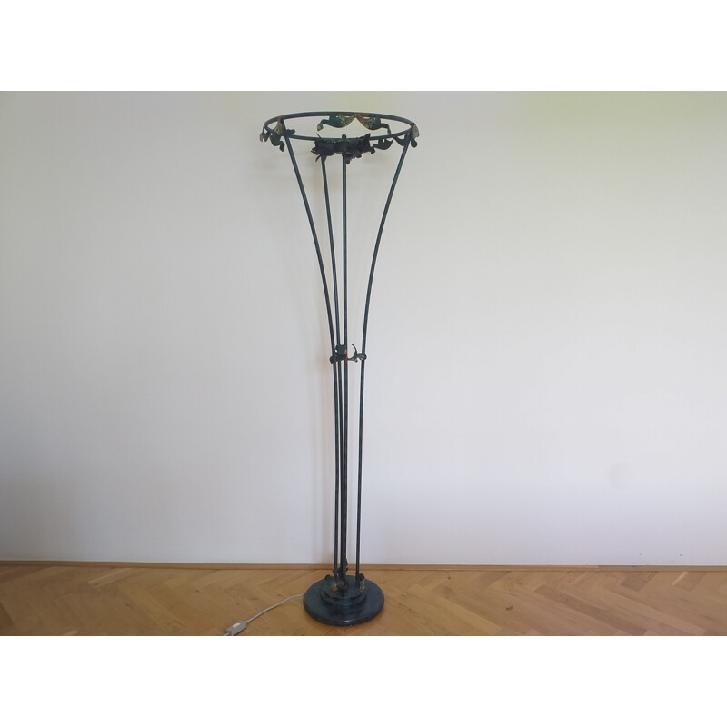 Vintage Art Nouveau vloerlamp 1950