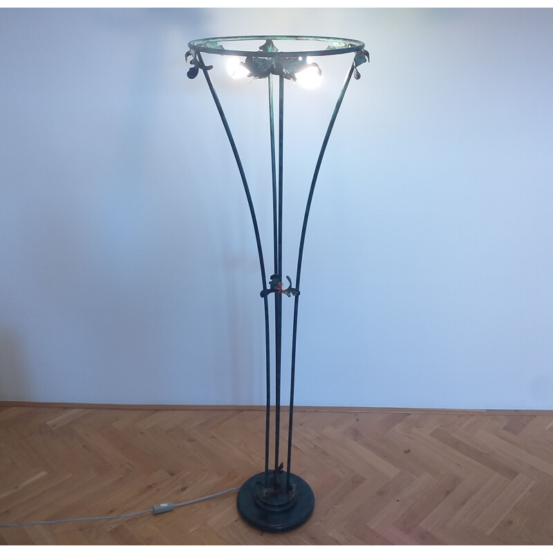 Vintage Floor Lamp in Art Nouveau 1950s