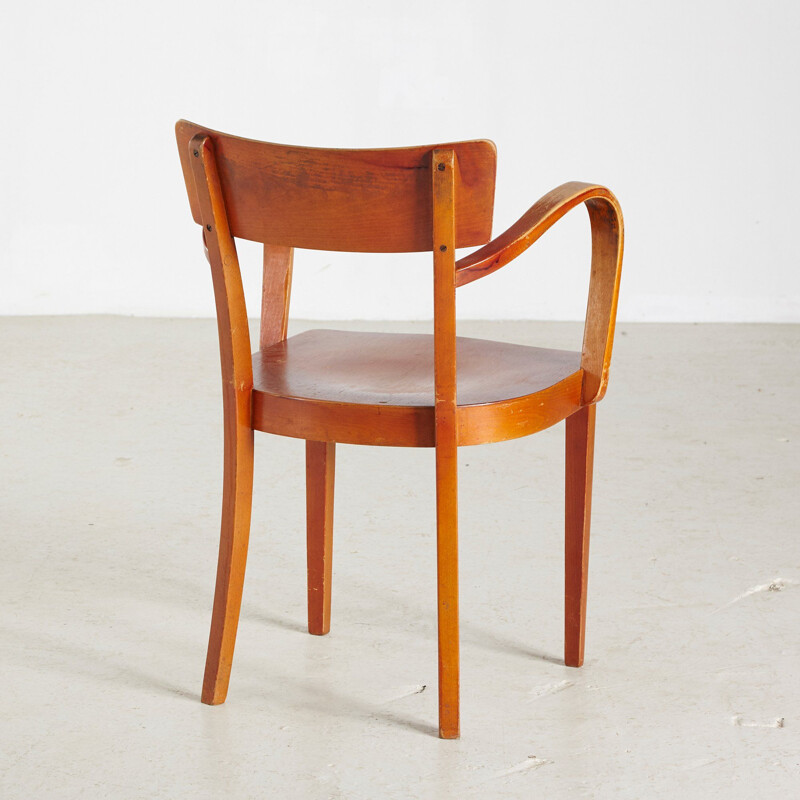 Vintage Beech Armchair 1970s