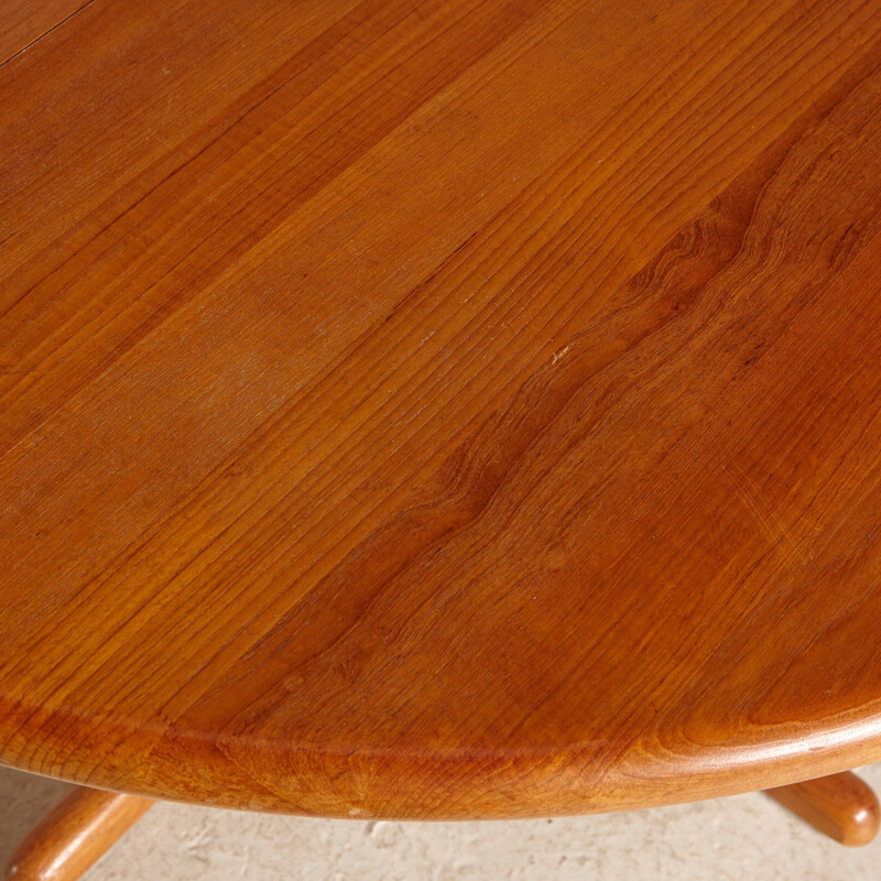 Vintage Teak Dining Table, Denmark 1960s