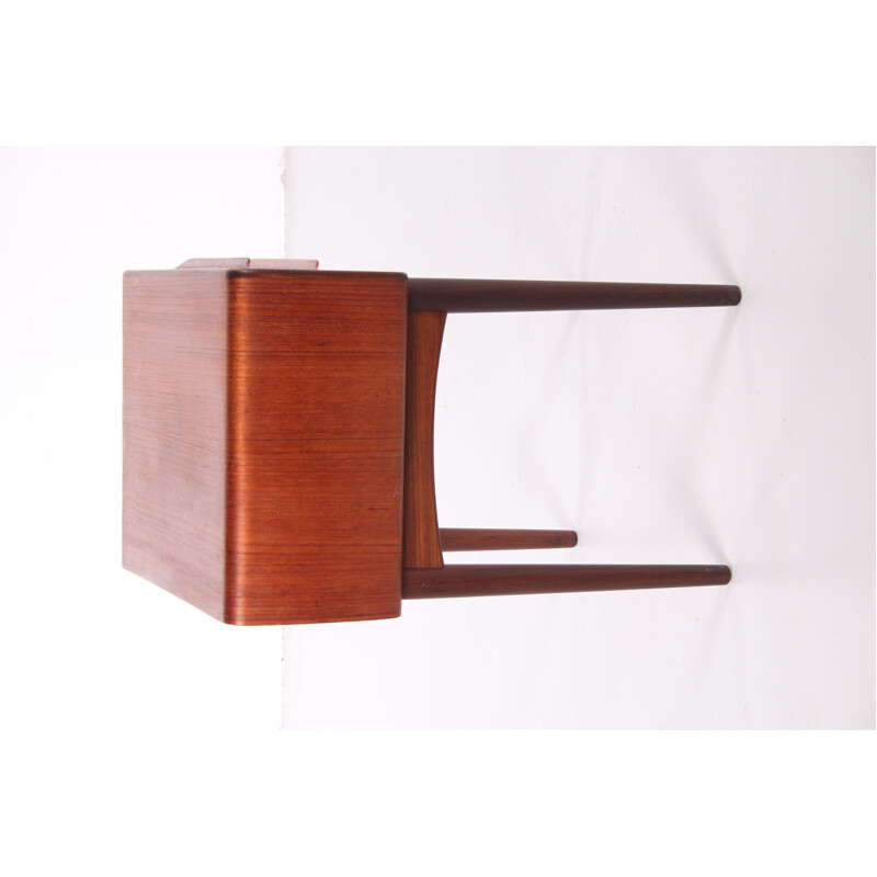 Vintage teak nightstand by Johannes Andersen for CFC Silkeborg, Danish 1960s