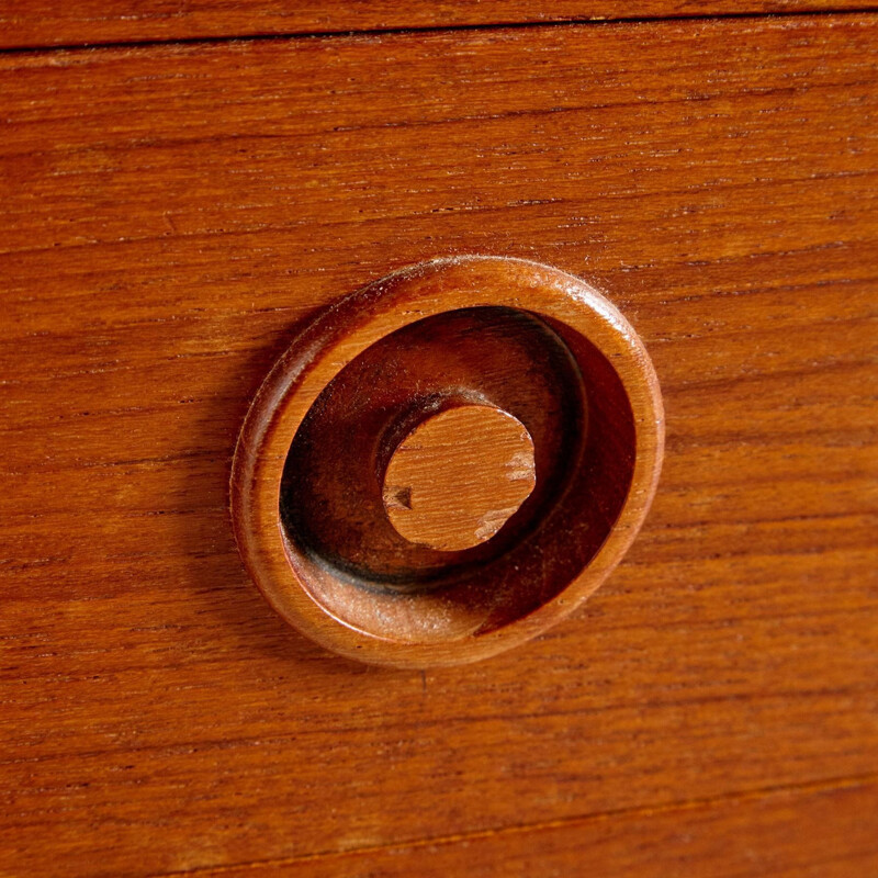 Vintage Teak Chest of Drawers