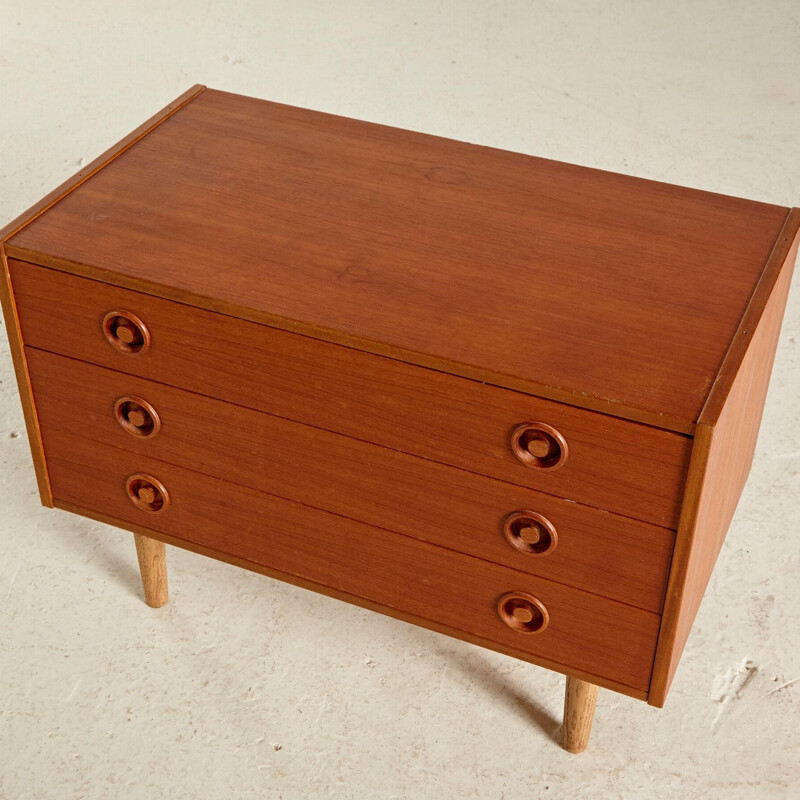 Vintage Teak Chest of Drawers