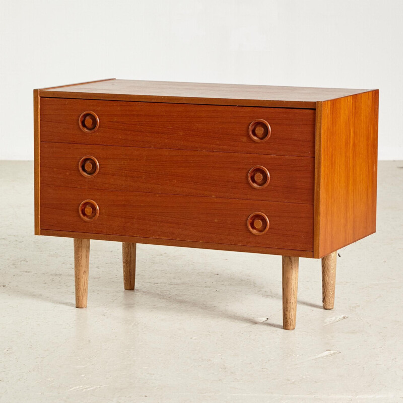 Vintage Teak Chest of Drawers