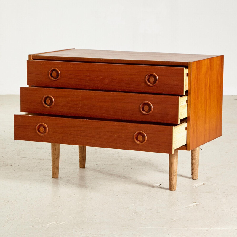 Vintage Teak Chest of Drawers