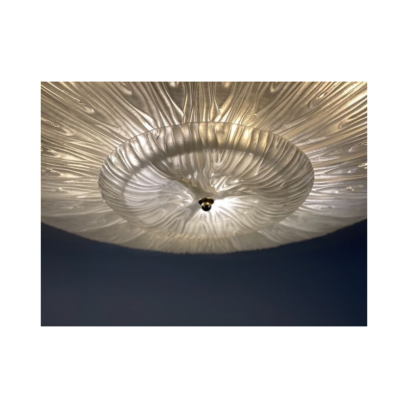 Lámpara de cristal de Murano vintage 1950