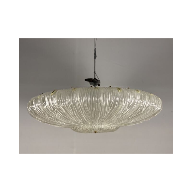 Vintage Murano glass chandelier 1950s