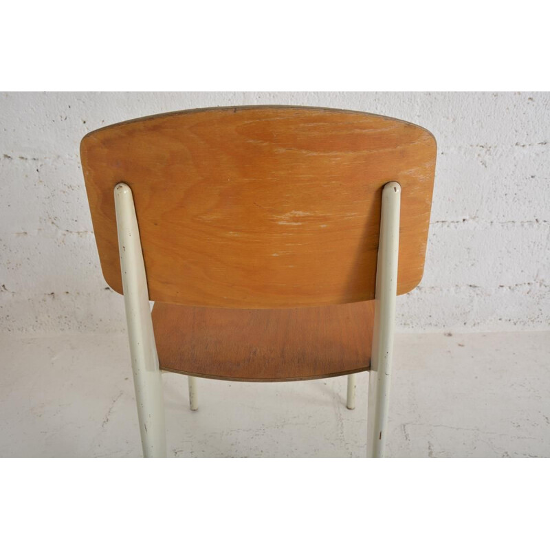 Vintage chair model metropole 305 "Standard" by Jean Prouvé 1950s