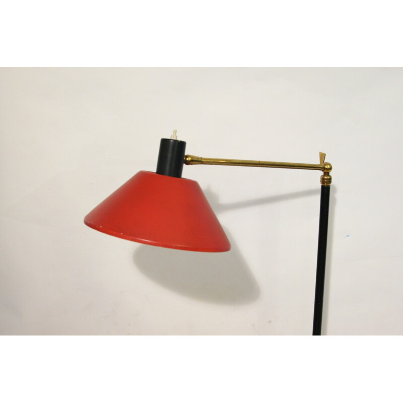 Lampadaire Stilux en marbre et aluminium - 1960