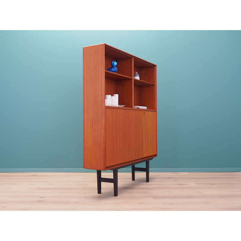 Vintage Scandinavian teak bookcase by Bertil Fridhagen and Bodafors, 1960.