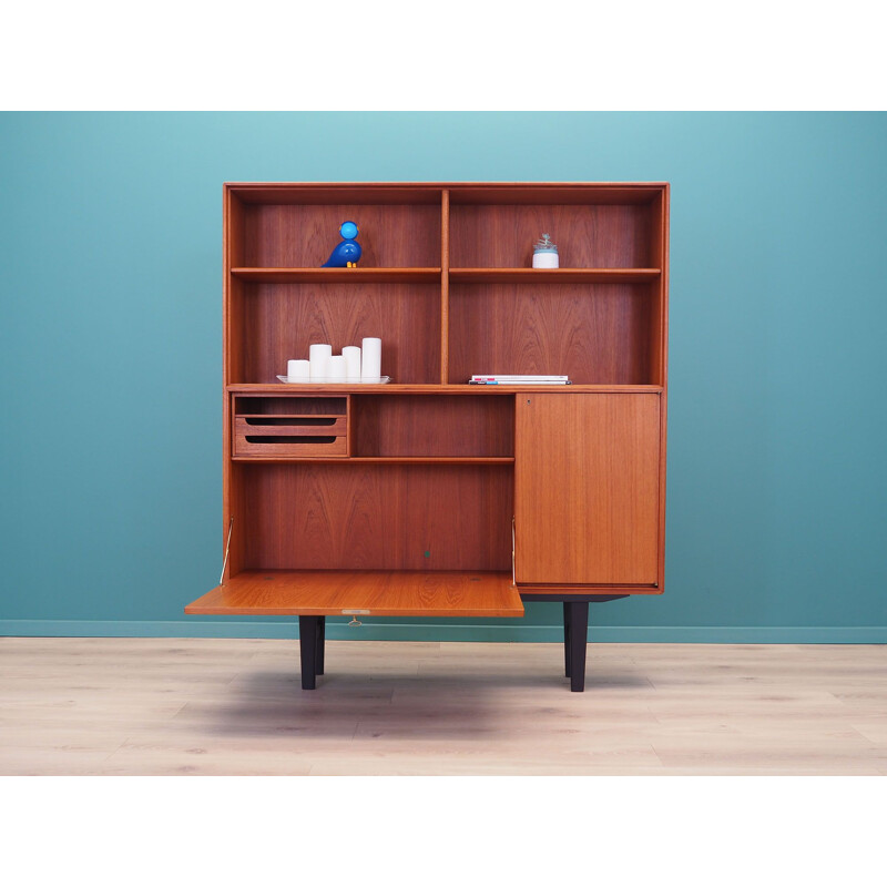 Vintage Scandinavian teak bookcase by Bertil Fridhagen and Bodafors, 1960.