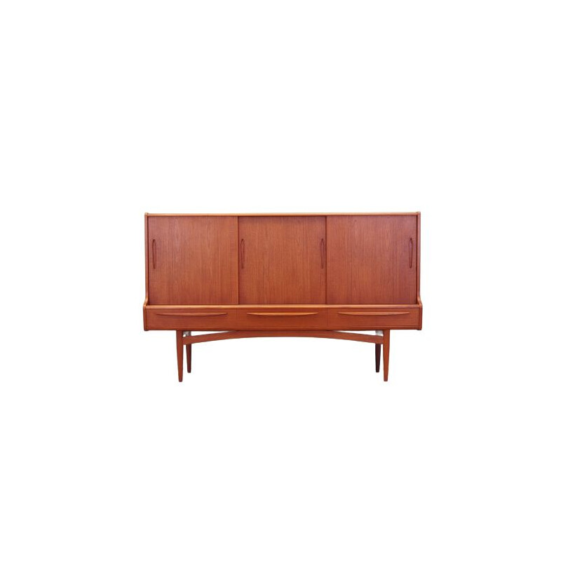 Vintage Teak highboard, Denmark 1960s