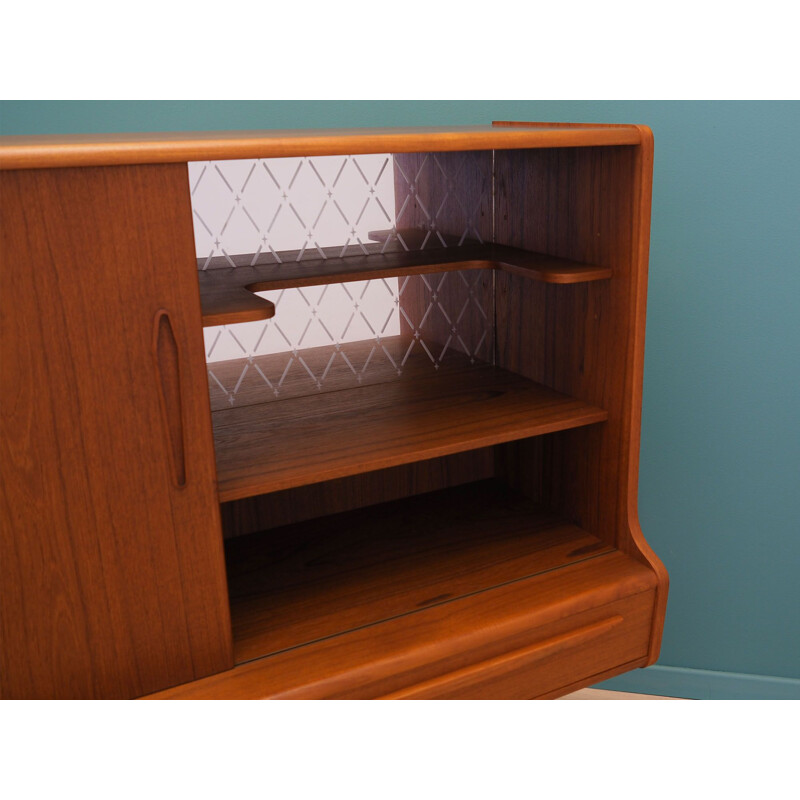 Vintage Teak highboard, Denmark 1960s