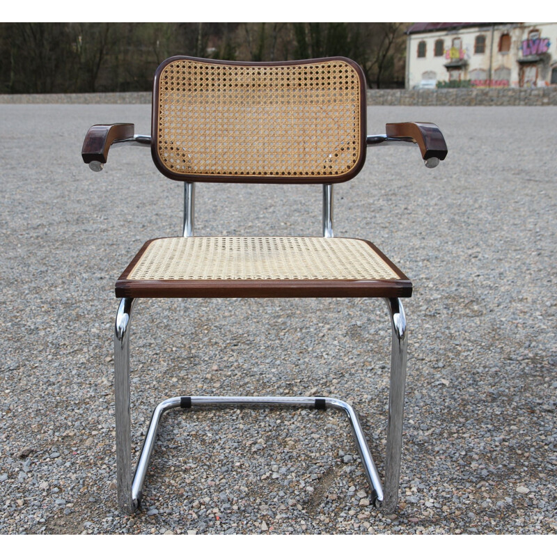 Set of 6 vintage B 64 armchairs by Marcel Breuer
