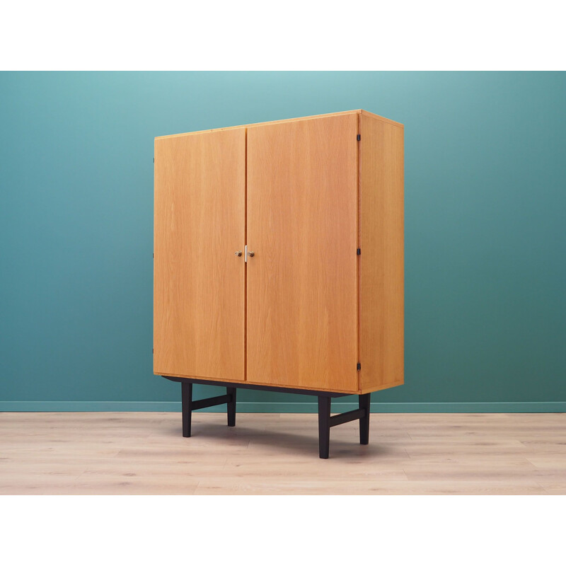 Vintage ash cabinet, Denmark 1970