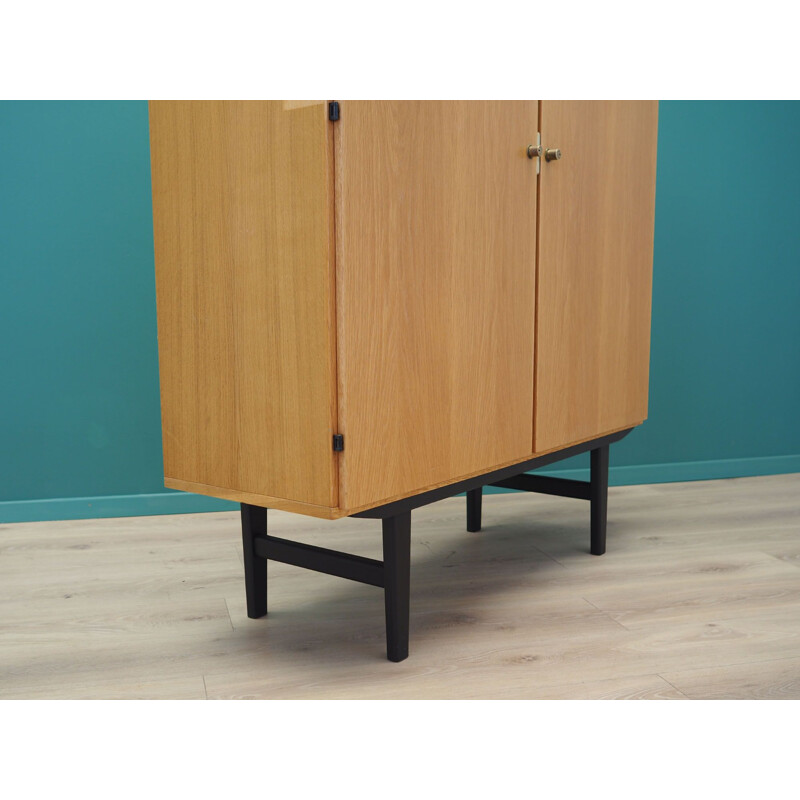 Vintage ash cabinet, Denmark 1970