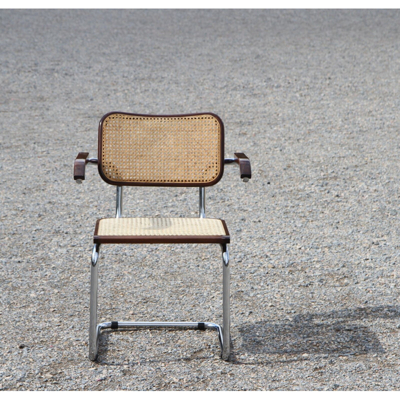 Lot de 6 fauteuils vintage B 64 de Marcel Breuer