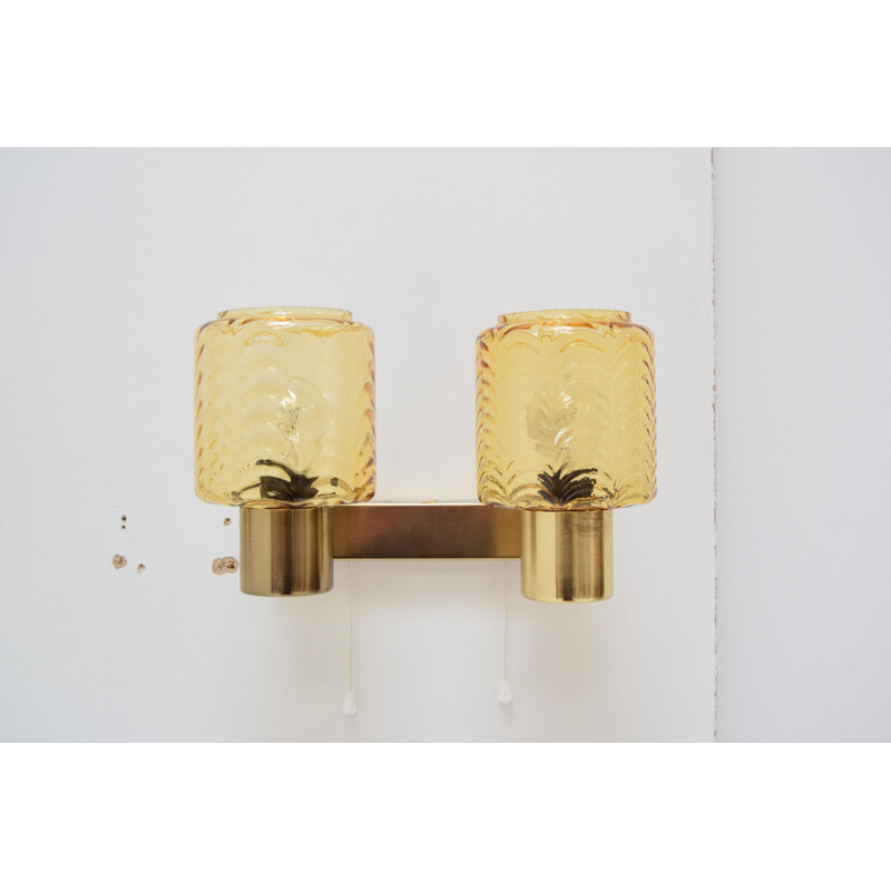 Pair of vintage Wall Lamps By Kamenicky Senov, Czechoslovakia 1960s