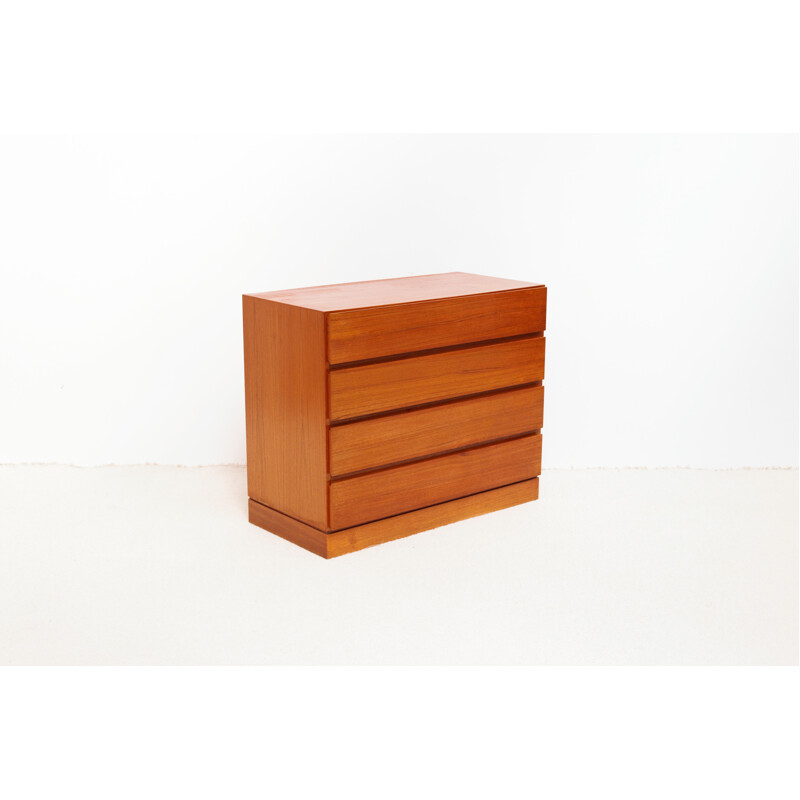 Vintage teak chest of drawers by Arne Wahl Iversen for Vinde mobelfabrik