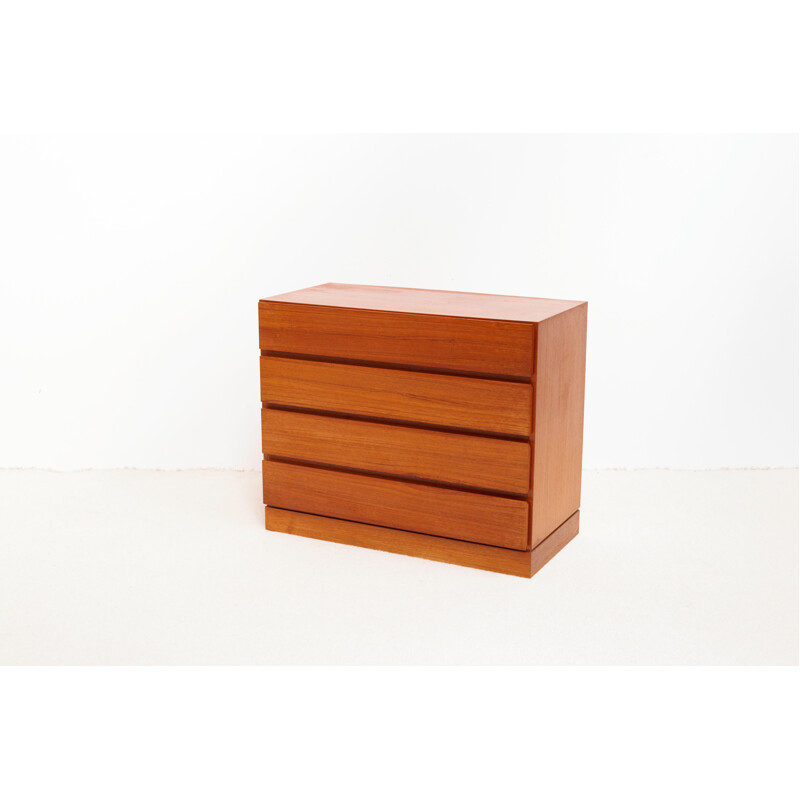 Vintage teak chest of drawers by Arne Wahl Iversen for Vinde mobelfabrik