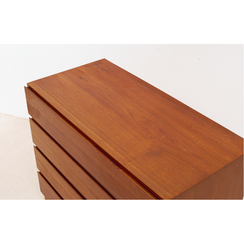 Vintage teak chest of drawers by Arne Wahl Iversen for Vinde mobelfabrik