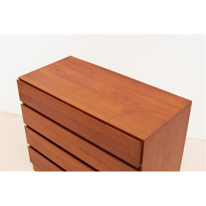 Vintage teak chest of drawers by Arne Wahl Iversen for Vinde mobelfabrik
