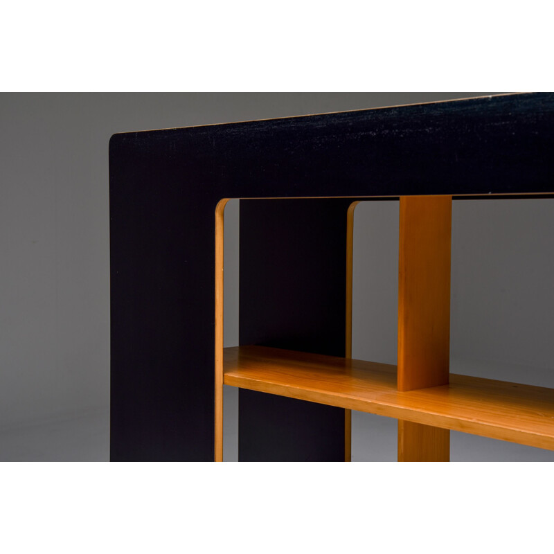 Vintage Post-Modern Sideboard with Shelves by Pamio and Toso, Italy 1972s