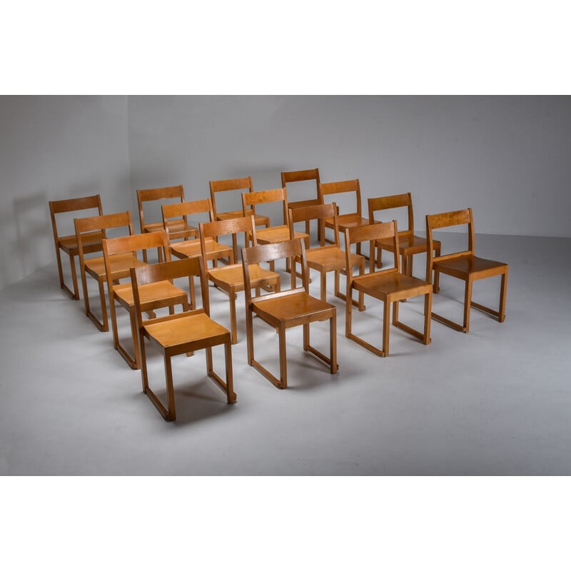 Vintage Sven Markelius "Orchestra" Chairs, Sweden 1930s