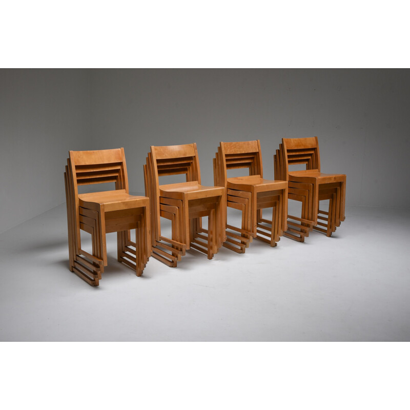 Vintage Sven Markelius "Orchestra" Chairs, Sweden 1930s