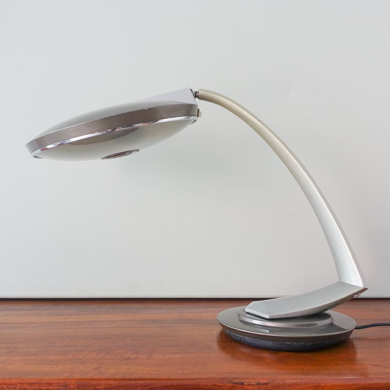 Lampe de bureau vintage Boomerang 2000  par Luis Perez de la Oliva pour Fase 1960