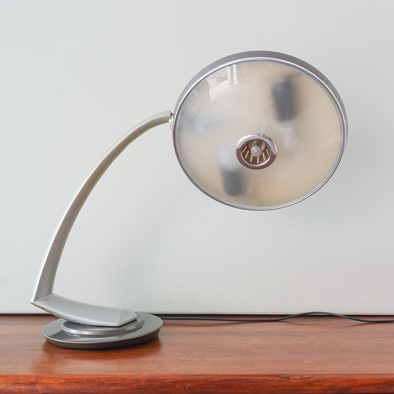 Vintage Boomerang 2000 Desk Lamp by Luis Perez de la Oliva for Fase 1960s